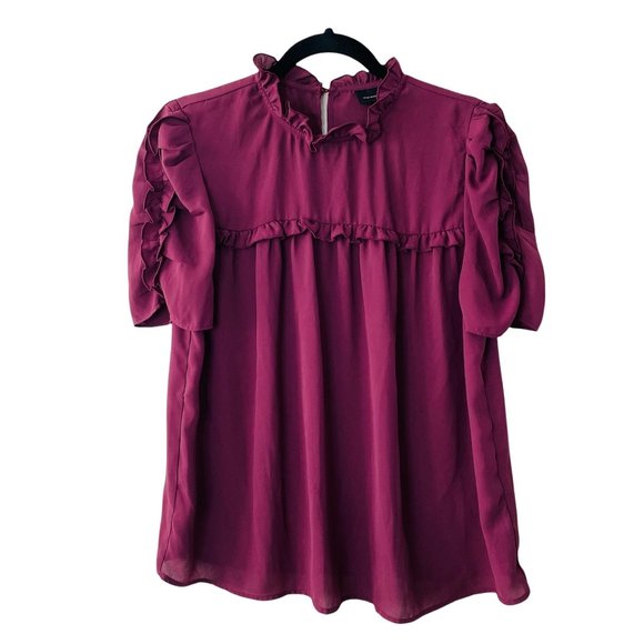 Who What Wear Tops - WHO WHAT WEAR Womens Red Top  Size: M